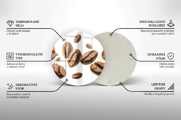 Protection plaque induction Grains de café