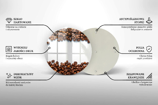 Protection plaque induction Grains de café