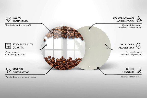 Protection plaque induction Grains de café