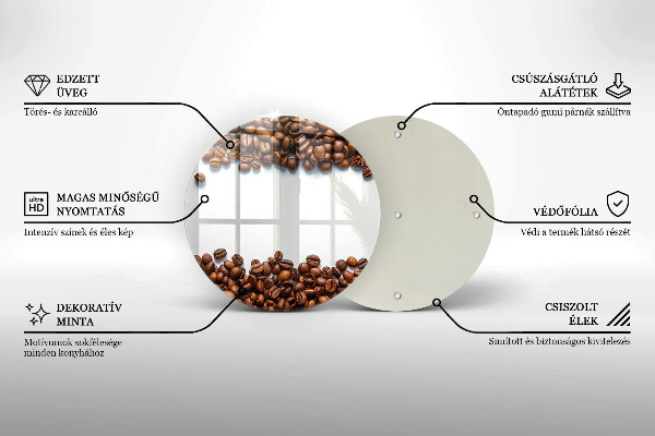 Protection plaque induction Grains de café