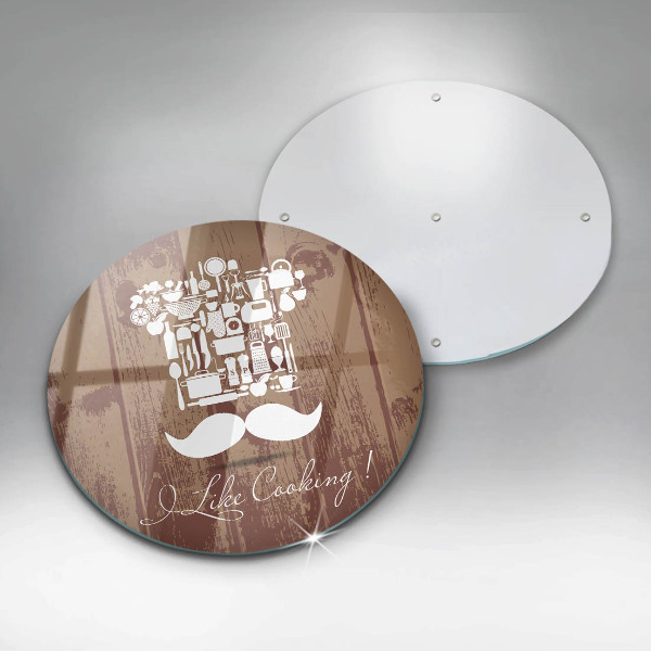 Planche à découper en verre I like cooking