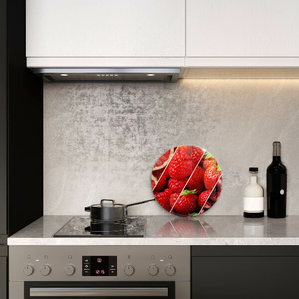 Planche à découper en verre Fruits colorés