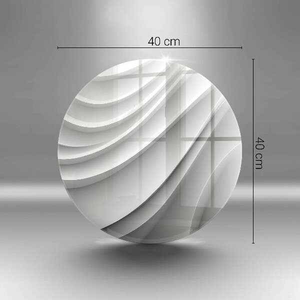 Planche à découper en verre Lignes géométriques