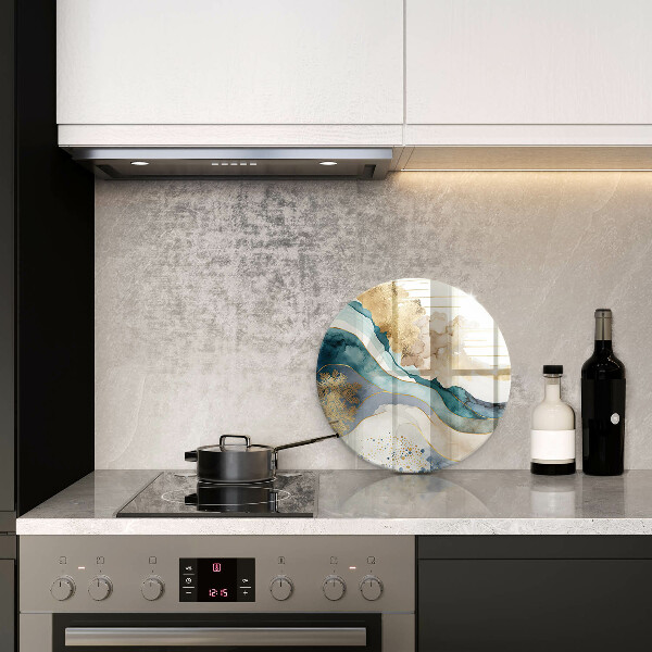 Planche à découper en verre Marbre coloré