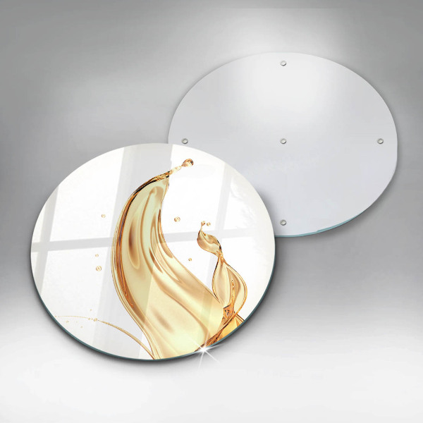 Planche à découper en verre huile d'olive