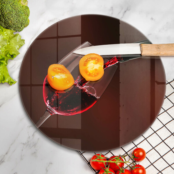 Protection plaque induction Un verre de vin