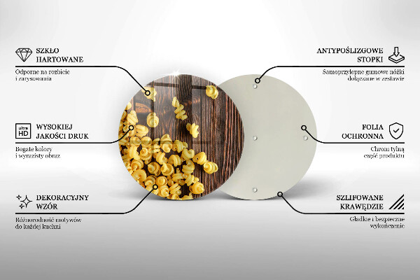 Protection plaque induction Des pâtes sur la table