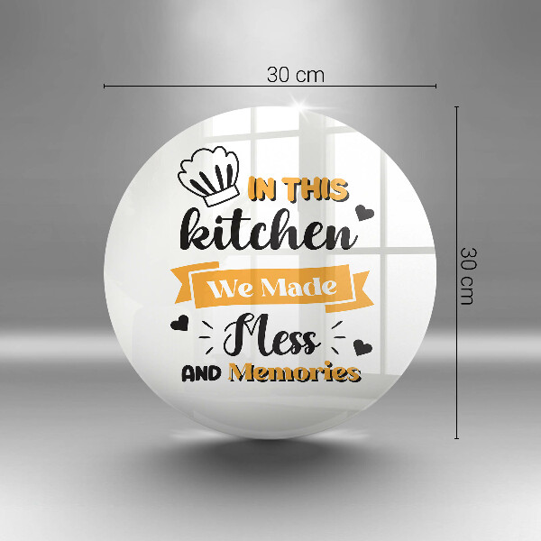 Protection plaque induction Dans cette cuisine nous avons fait du désordre et des souvenirs