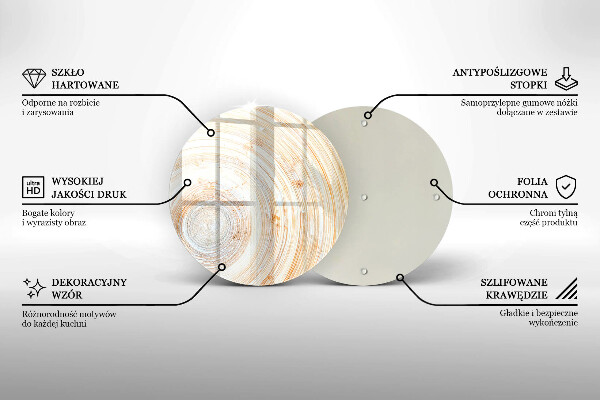 Protection plaque induction Texture du bois