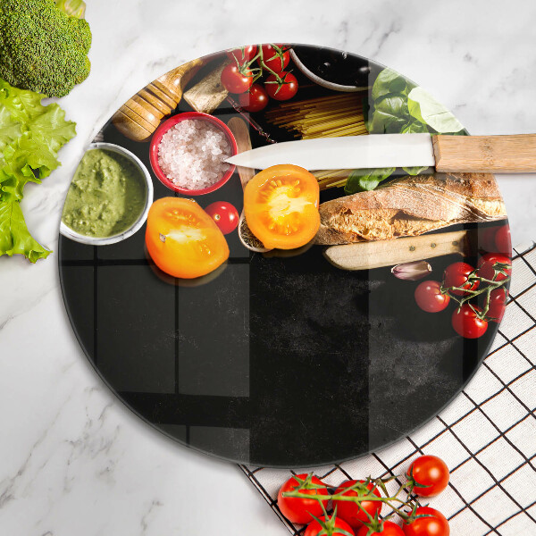 Protection plaque induction Ingrédients et épices italiens