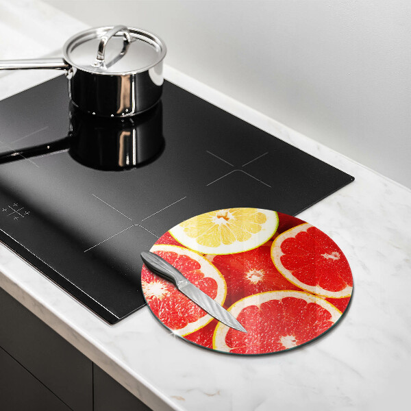 Protection plaque induction Tranches de pamplemousse