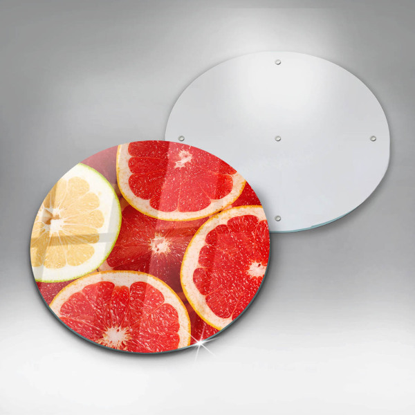 Protection plaque induction Tranches de pamplemousse