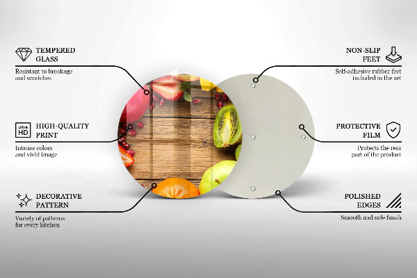 Protection plaque induction Fruit frais