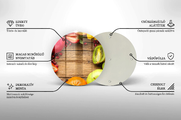 Protection plaque induction Fruit frais