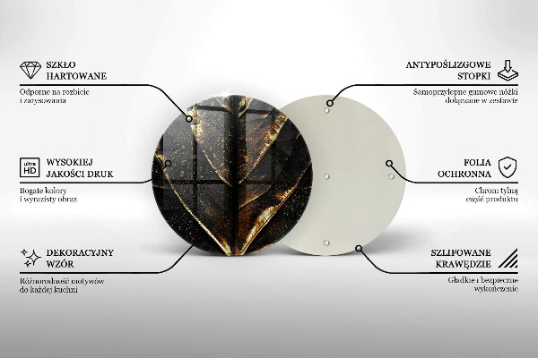 Protection plaque induction Feuille d'or