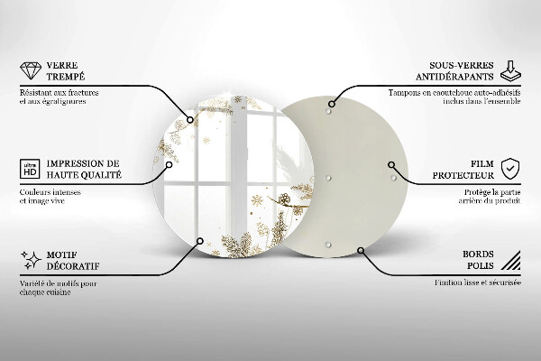 Protection plaque induction Décorations d'hiver