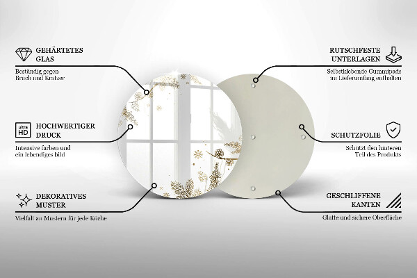 Protection plaque induction Décorations d'hiver