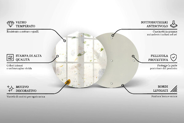 Protection plaque induction Feuilles tombantes