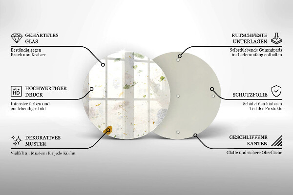 Protection plaque induction Feuilles tombantes