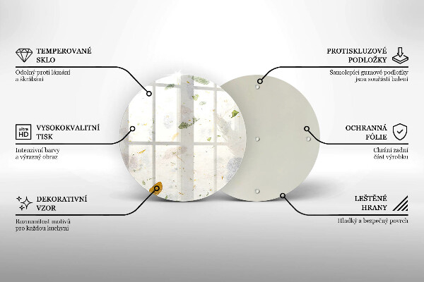 Protection plaque induction Feuilles tombantes