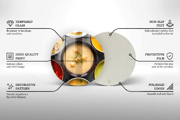 Protection plaque induction Des soupes colorées