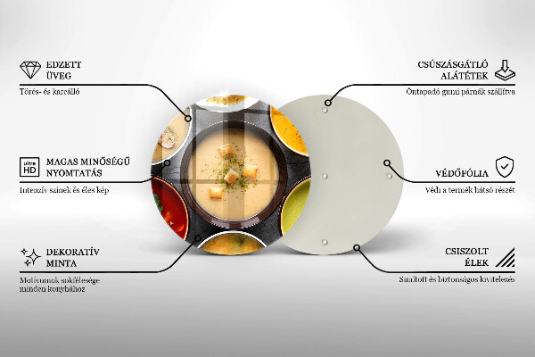 Protection plaque induction Des soupes colorées