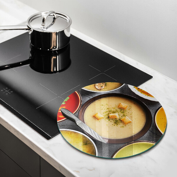 Protection plaque induction Des soupes colorées