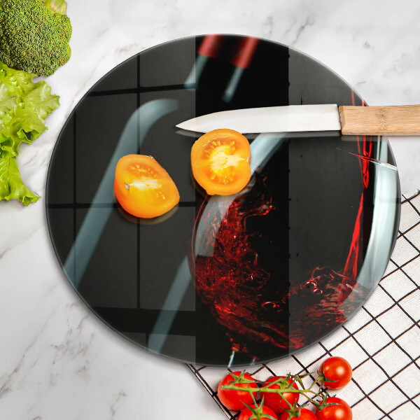 Protection plaque induction Bouteille de vin et verre