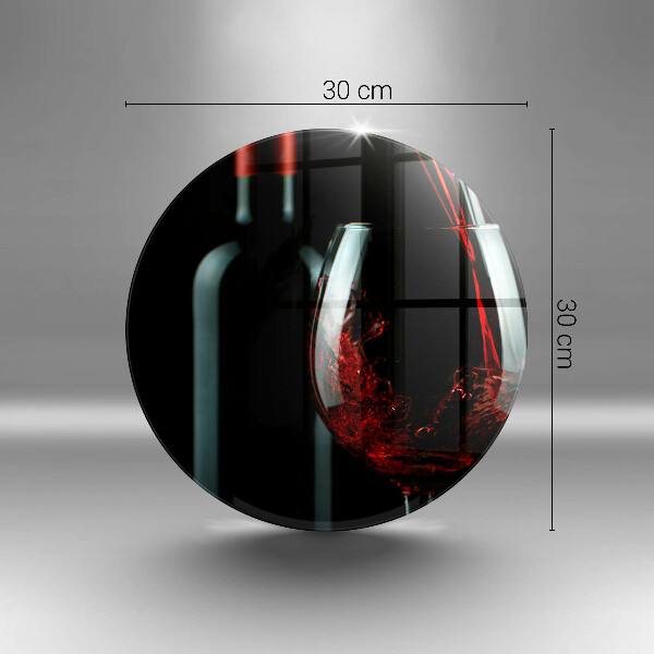 Protection plaque induction Bouteille de vin et verre