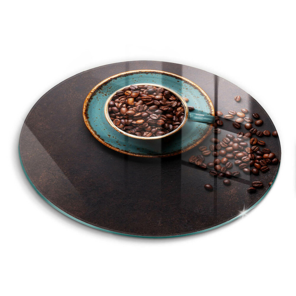 Protection plaque induction Une tasse de grains de café