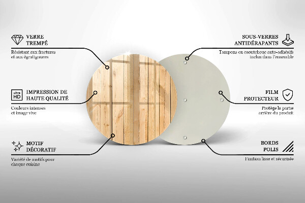 Protection plaque induction Planches de bois délicates