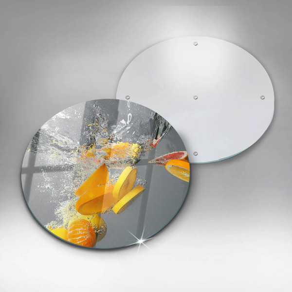 Protection plaque induction Citrons dans l'eau