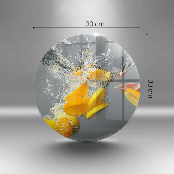 Protection plaque induction Citrons dans l'eau