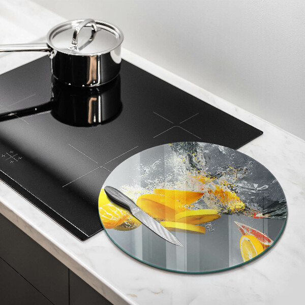 Protection plaque induction Citrons dans l'eau