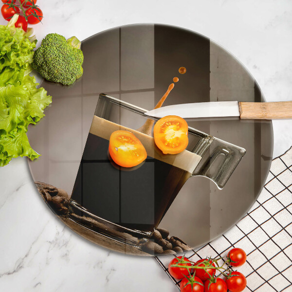 Protection plaque induction Verre et grains de café