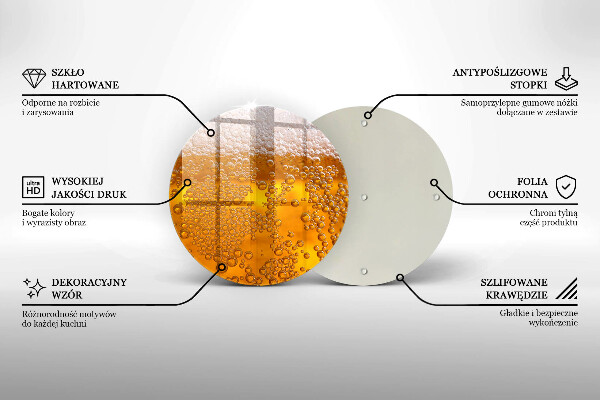 Protection plaque induction Boire de la mousse de bière