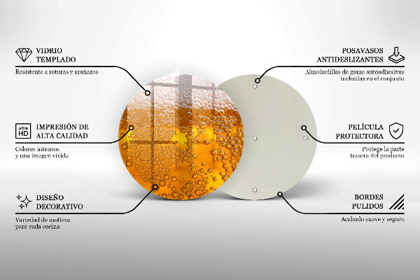 Protection plaque induction Boire de la mousse de bière