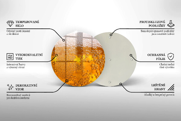 Protection plaque induction Boire de la mousse de bière