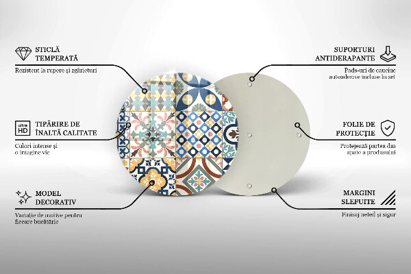 Protection plaque induction Carreaux décoratifs