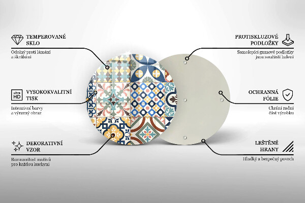 Protection plaque induction Carreaux décoratifs