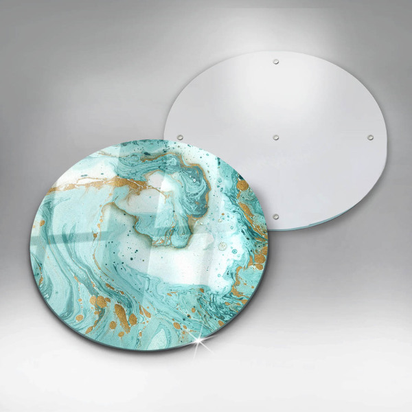 Protection plaque induction Abstraction bleue