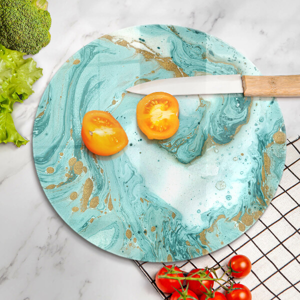 Protection plaque induction Abstraction bleue