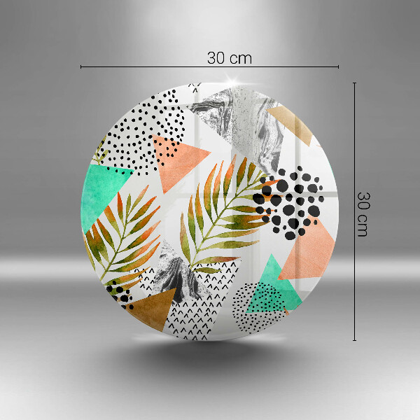 Protection plaque induction Modèle de feuilles de bohème