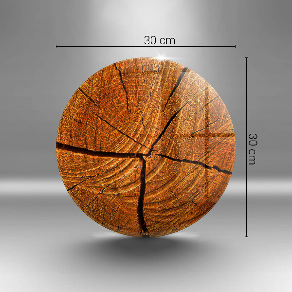 Protection plaque induction Structure du tronc en bois