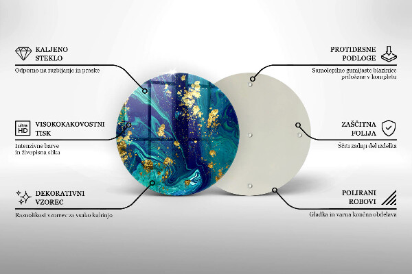 Protection plaque induction Abstraction avec de l'or