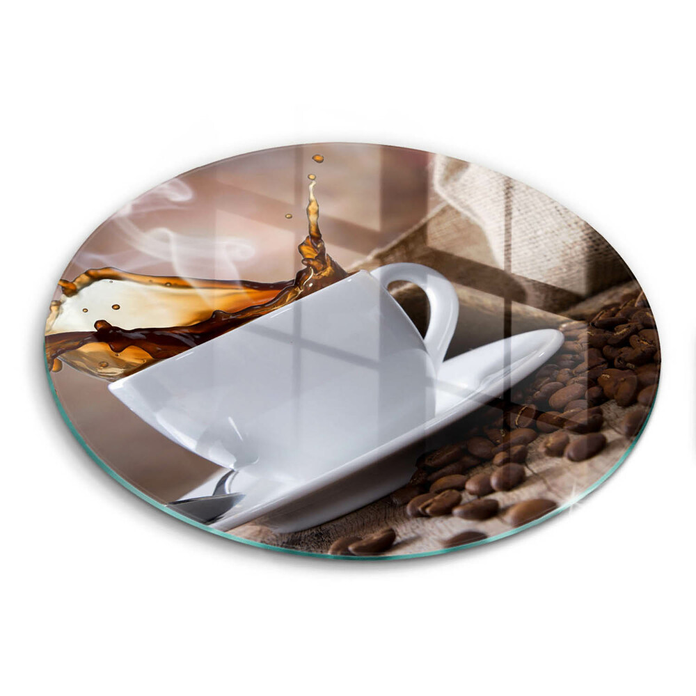 Protection plaque induction Tasse et grains de café