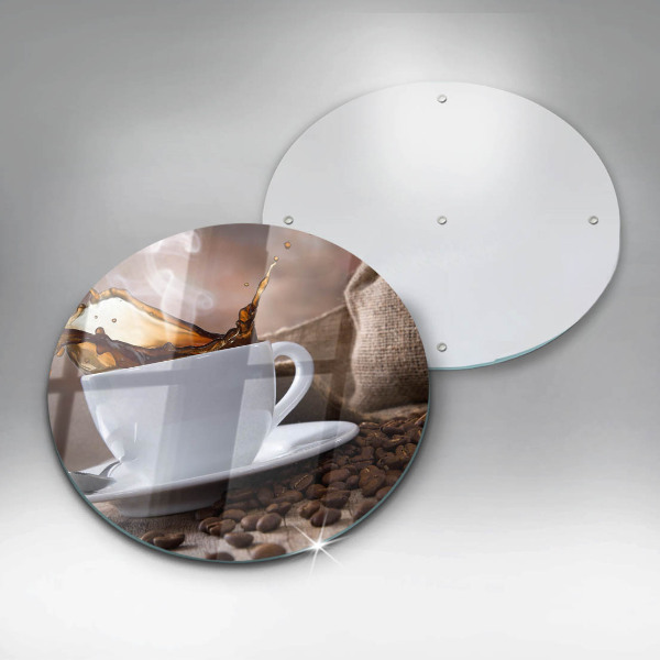 Protection plaque induction Tasse et grains de café