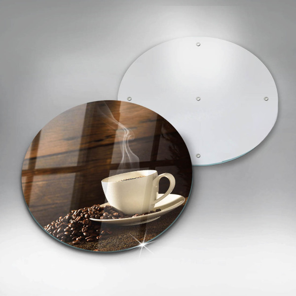 Protection plaque induction Tasse à café en bois