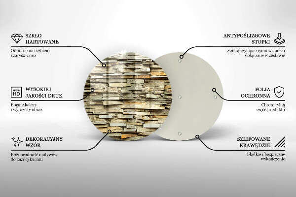 Protection plaque induction Pierres décoratives