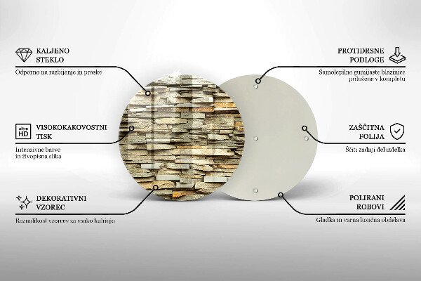 Protection plaque induction Pierres décoratives